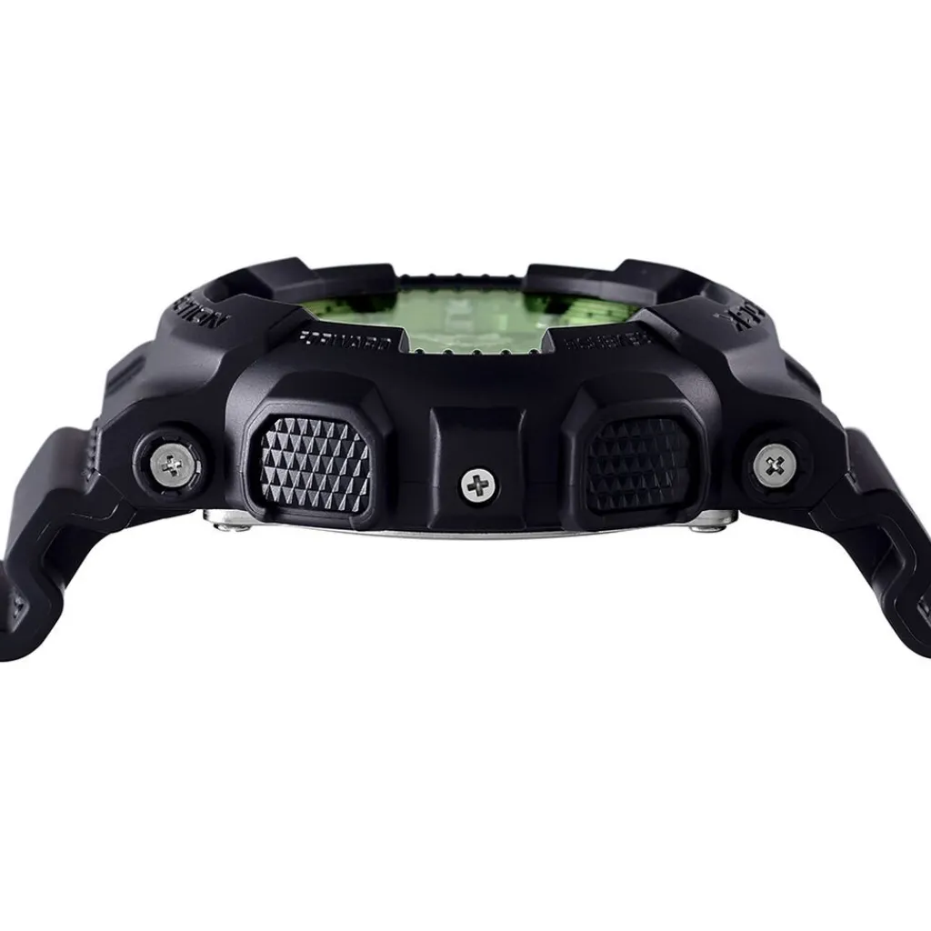 CASIO G-SHOCK Montre Classic Vert cadran noir fond vert bracelet résine noir Discount