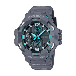 CASIO G-SHOCK Montre Gravitymaster Noir cadran gris fond noir bracelet résine gris Best