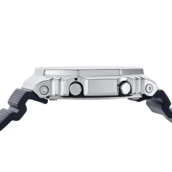 CASIO G-SHOCK Montre Gris cadran argenté bracelet résine noire Best