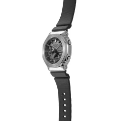 CASIO G-SHOCK Montre Gris cadran argenté bracelet résine noire Best