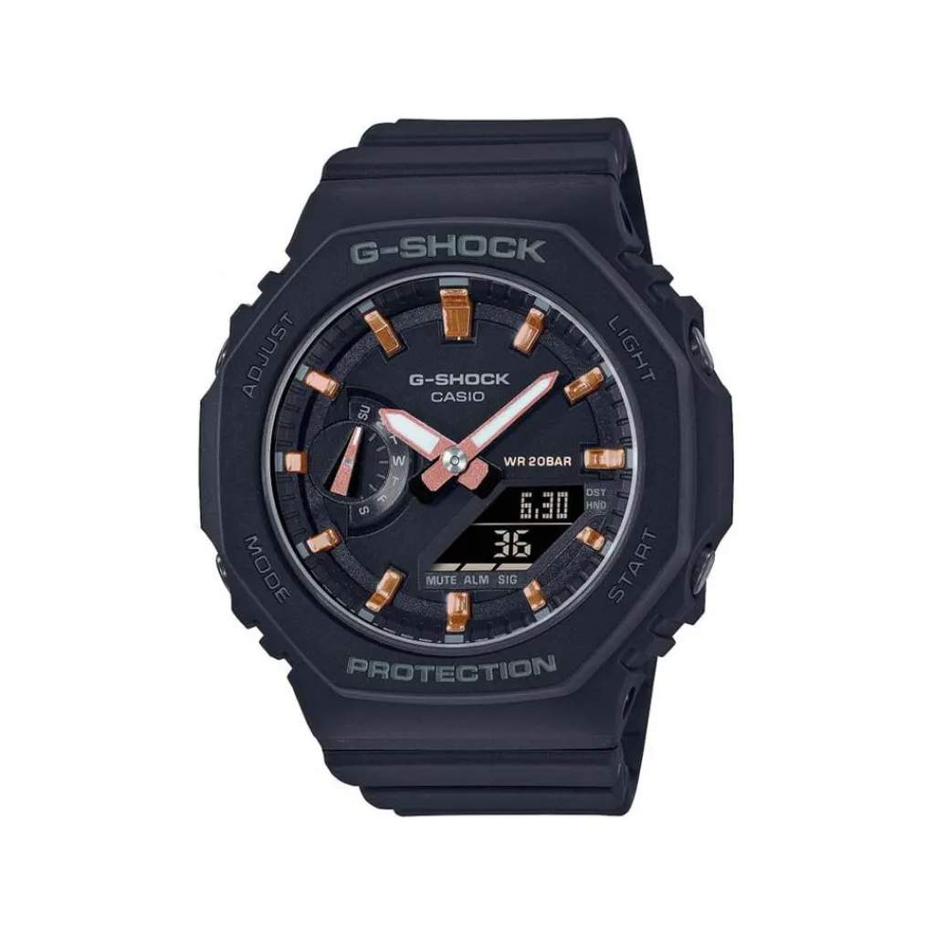 CASIO G-SHOCK Montre Noir cadran noir fond noir bracelet résine noire Outlet