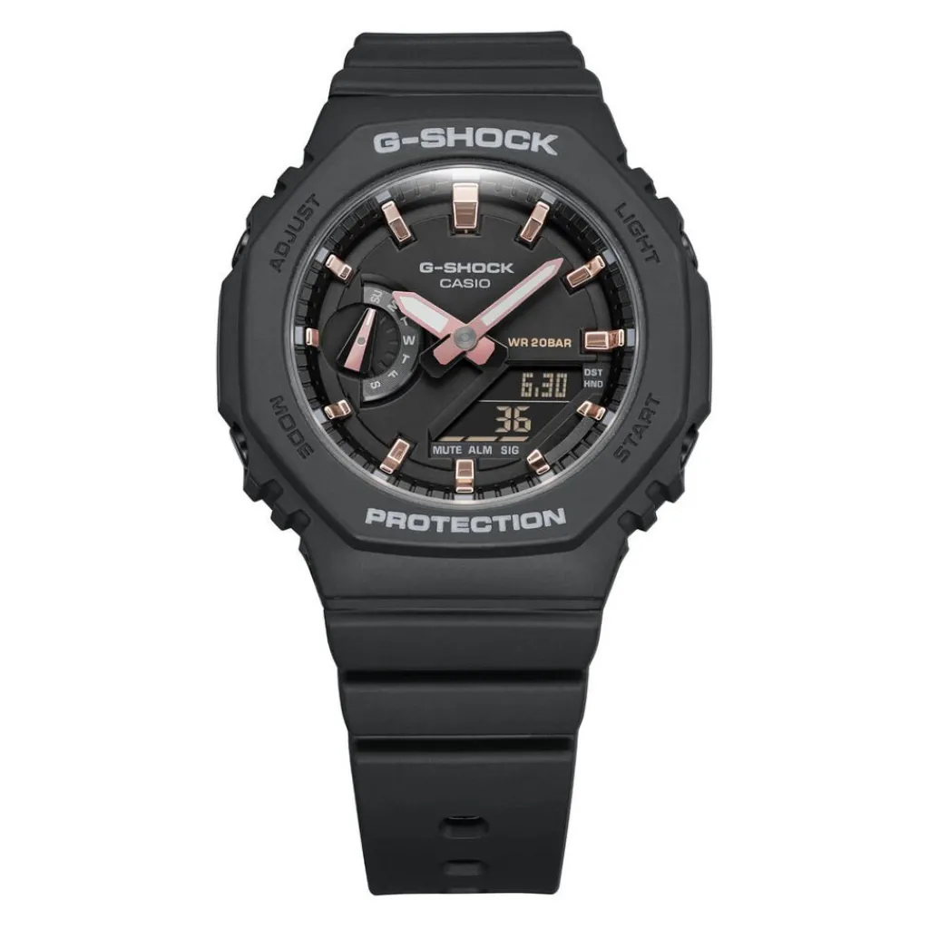 CASIO G-SHOCK Montre Noir cadran noir fond noir bracelet résine noire Outlet