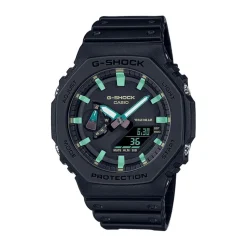 CASIO G-SHOCK Montre Noir cadran noir fond noir bracelet résine noir