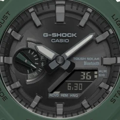 CASIO G-SHOCK Montre Noir cadran vert fond noir bracelet résine vert Hot