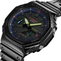 CASIO G-SHOCK Montre Noir cadran noir fond noir bracelet résine noir