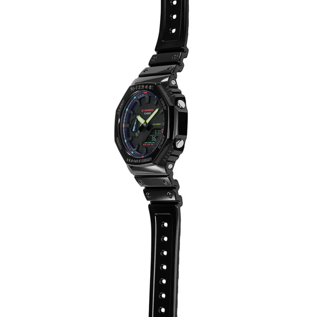 CASIO G-SHOCK Montre Noir cadran noir fond noir bracelet résine noir