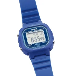 CASIO COLLECTION Montre Casio Kid Multicolore cadran bleu bracelet caoutchouc bleu Discount