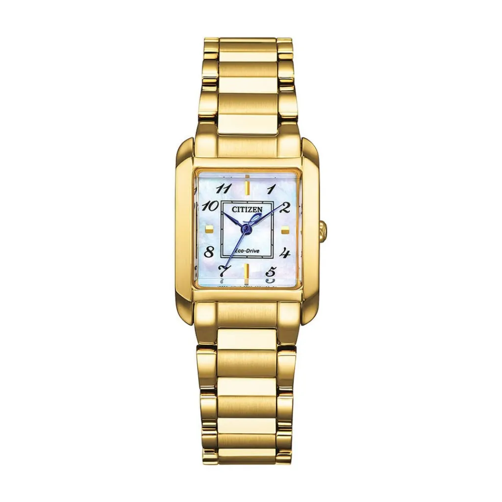 CITIZEN Montre Ladies Square Nacre Blanche Hot