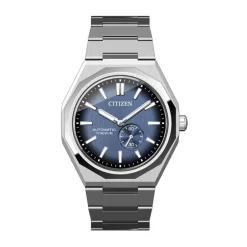 CITIZEN Montre Super Titanium Mechanical Zenshin Bleu