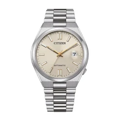 CITIZEN Montre Tsuyosa Nj0151 Champagne cadran argenté fond champagne bracelet acier argenté Clearance