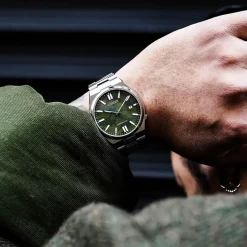 CITIZEN Montre Tsuyosa Nj0159 Kaki New