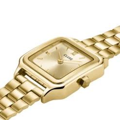 CLUSE Montre Gracieuse Petite Champagne cadran doré fond champagne bracelet acier doré Best
