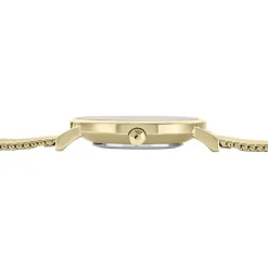 CLUSE Montre Minuit 1 Champagne cadran doré fond champagne bracelet acier doré Outlet