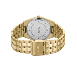 CLUSE Montre Retro 70's Doré cadran doré fond doré bracelet acier doré Best