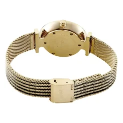 CLUSE Montre Triomphe Noir cadran doré fond noir bracelet acier bicolore Clearance