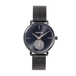 CODHOR Montre Amele Noir cadran noir fond noir bracelet acier noir Online