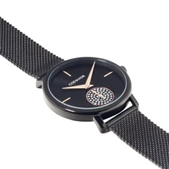 CODHOR Montre Amele Noir cadran noir fond noir bracelet acier noir Online