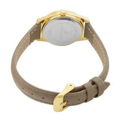 CODHOR Montre Anais Argenté cadran doré fond argenté bracelet synthétique kaki Clearance