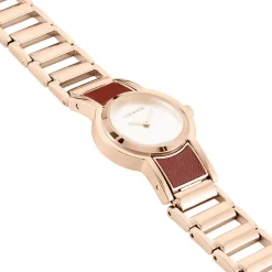 CODHOR Montre Andree Argenté cadran rose fond argenté bracelet alliage rose Online
