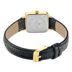 CODHOR Montre Carmelle Blanc cadran doré fond blanc bracelet synthétique noir Online