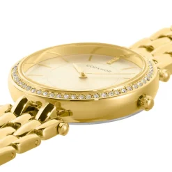 CODHOR Montre Celinia Doré cadran doré fond champagne bracelet alliage doré Discount