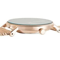 CODHOR Montre Cindy Noir cadran doré rose fond noir bracelet acier doré Outlet