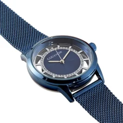 CODHOR Montre Cloe Bleu cadran bleu fond bleu bracelet acier bleu New