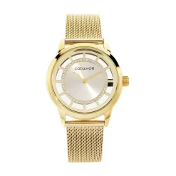 CODHOR Montre Cloe Doré cadran doré fond doré bracelet acier doré
