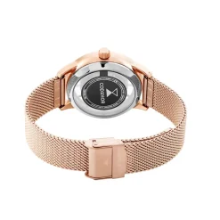 CODHOR Montre Cloe Rose cadran doré rose fond rose bracelet acier doré rose Sale