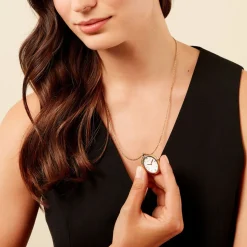 CODHOR Montre Collier Astra Blanc Clearance