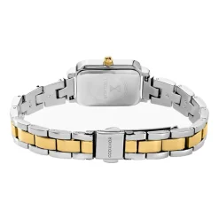 CODHOR Montre Eleonia 2 Argenté cadran argenté fond argenté bracelet alliage bicolore