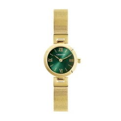 CODHOR Montre Eleonorine Vert cadran doré fond vert bracelet acier doré Best