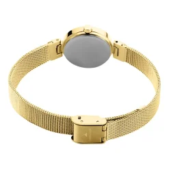 CODHOR Montre Eleonorine Bleu cadran doré fond bleu bracelet acier doré Outlet