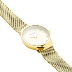 CODHOR Montre Fleur Doré cadran doré fond doré bracelet acier doré Sale