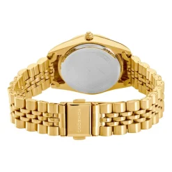 CODHOR Montre Irina Rose cadran doré fond rose bracelet acier doré New