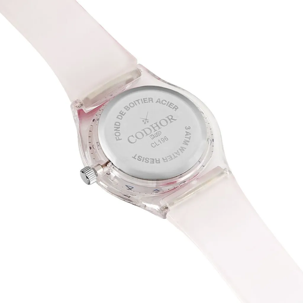 CODHOR Montre Kid Rayure Blanc New