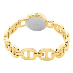 CODHOR Montre Leana Champagne cadran doré fond champagne bracelet alliage doré New