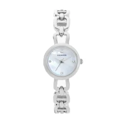 CODHOR Montre Leana Nacre Blanche cadran argenté fond nacre blanche bracelet alliage argenté Clearance