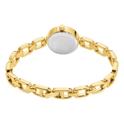 CODHOR Montre Lina Nacre Blanche cadran doré fond nacre blanche bracelet alliage doré Discount