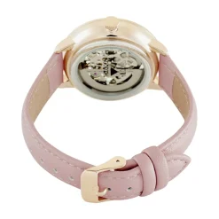 CODHOR Montre Louise Blanc cadran doré rose fond blanc bracelet synthétique rose Best