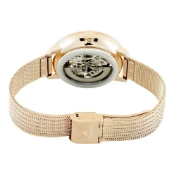 CODHOR Montre Louise Noir cadran doré rose fond noir bracelet acier doré Discount