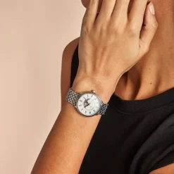 CODHOR Montre Louna Argenté cadran argenté fond argenté bracelet alliage argenté Outlet