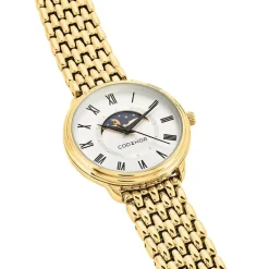 CODHOR Montre Louna Argenté cadran doré fond argenté bracelet alliage doré Outlet