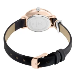 CODHOR Montre Nérine Noir cadran doré rose fond noir bracelet synthétique noir New