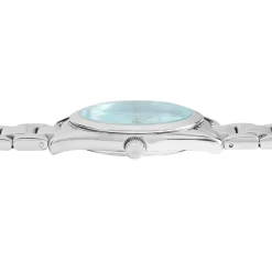 CODHOR Montre Sacha Bleu Sky cadran blanc fond bleu sky bracelet acier argenté Best