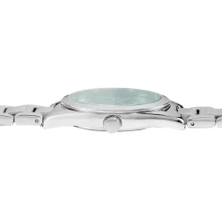 CODHOR Montre Sacha Vert cadran blanc fond vert bracelet acier argenté Outlet