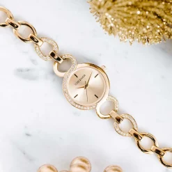 CODHOR Montre Sarah Doré cadran doré fond doré bracelet alliage doré Best
