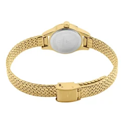 CODHOR Montre Simone Argenté cadran doré fond champagne bracelet acier doré Online