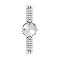 CODHOR Montre Stella Argenté cadran argenté fond argenté bracelet alliage argenté
