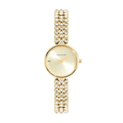 CODHOR Montre Stella Doré cadran doré fond doré bracelet alliage doré Discount